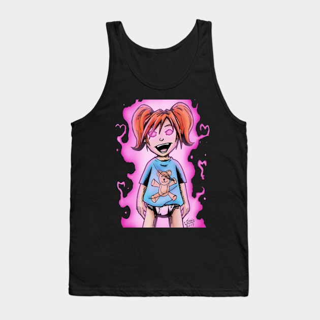 Baby Mop Powered Up! Tank Top by Scotty White